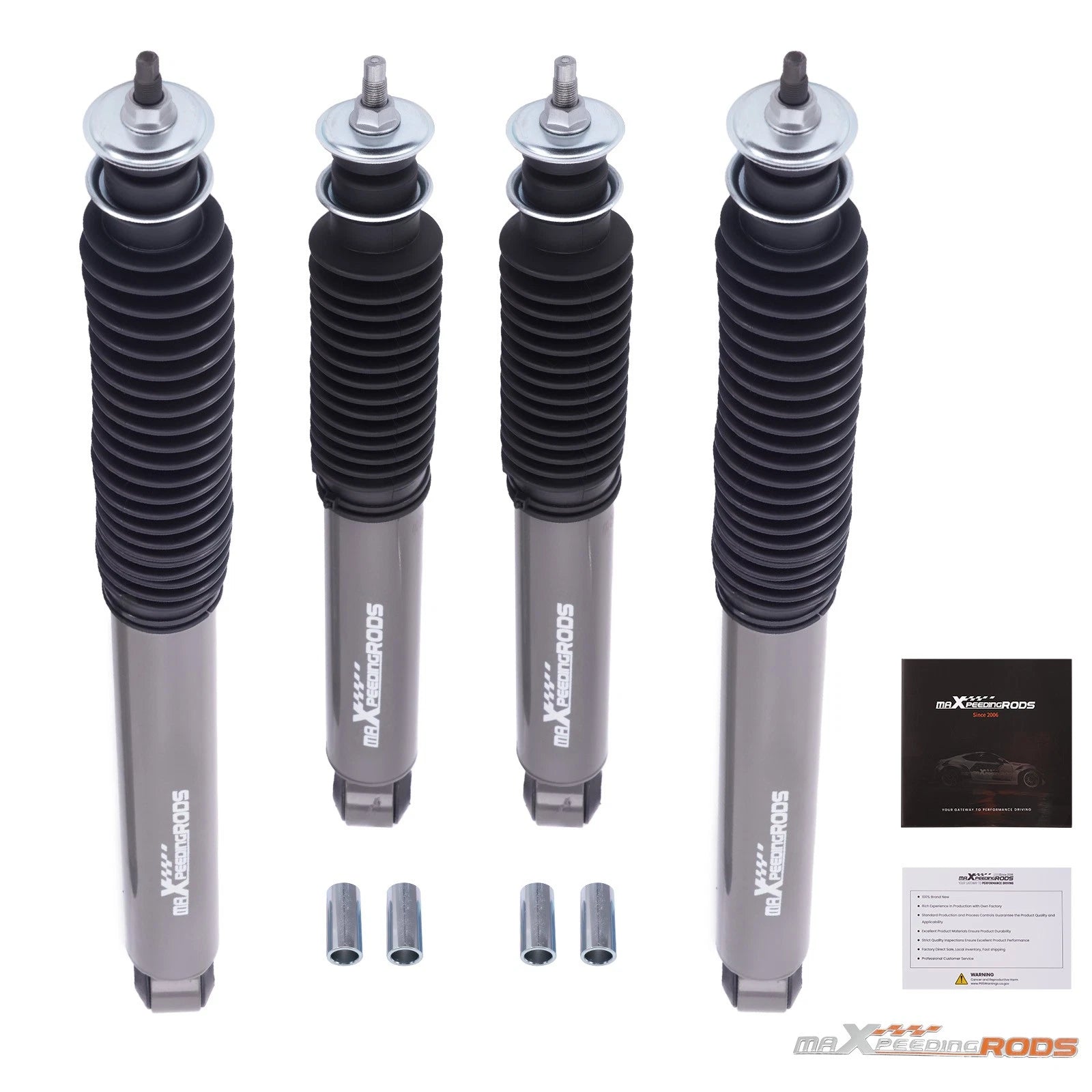 Complete Drop Shocks Set for Ford F100 F150 2WD 65-79 3/6 Inch Lowering Kit
