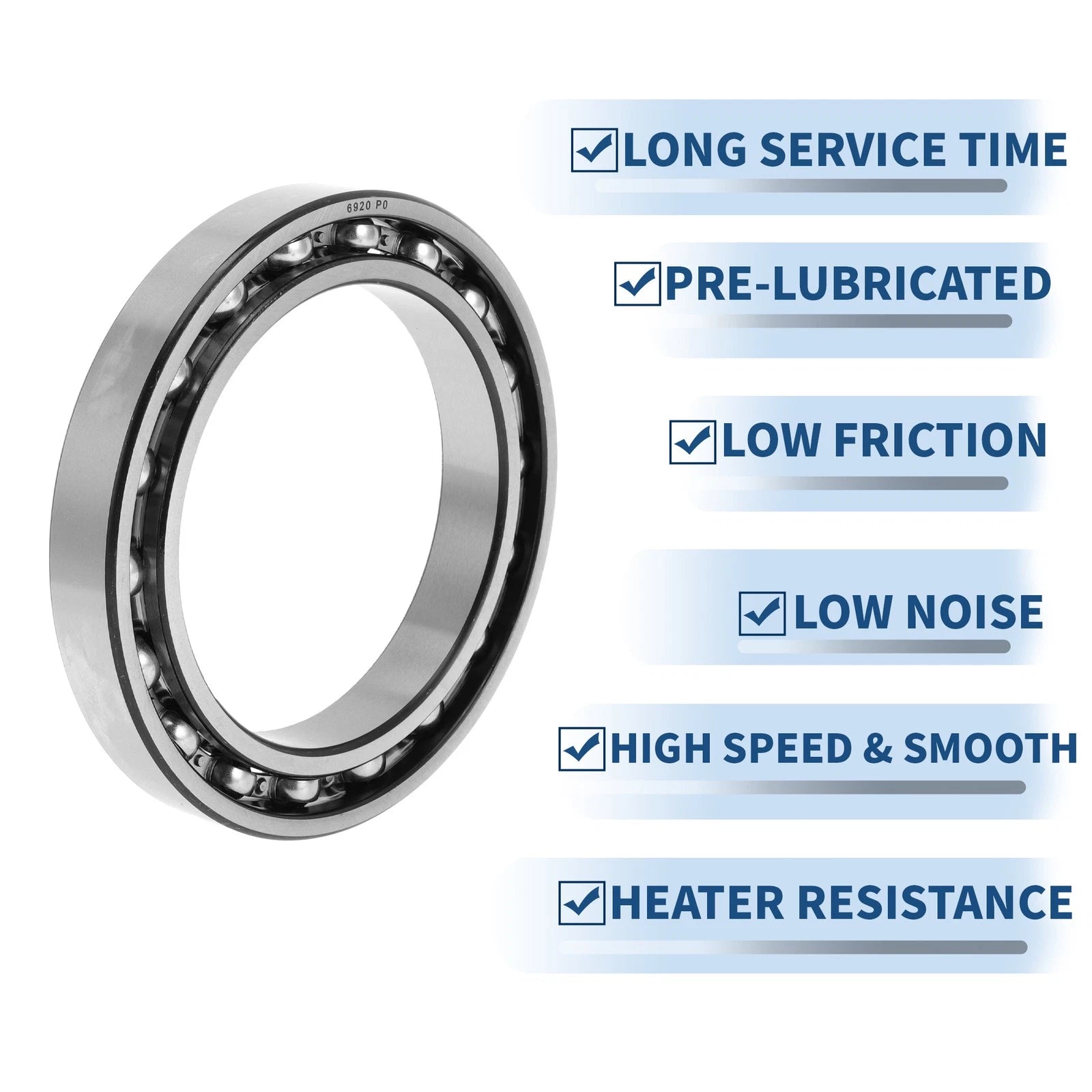 Deep Groove Ball Bearing 100x140x20mm for Scooter Skateboard (P0)