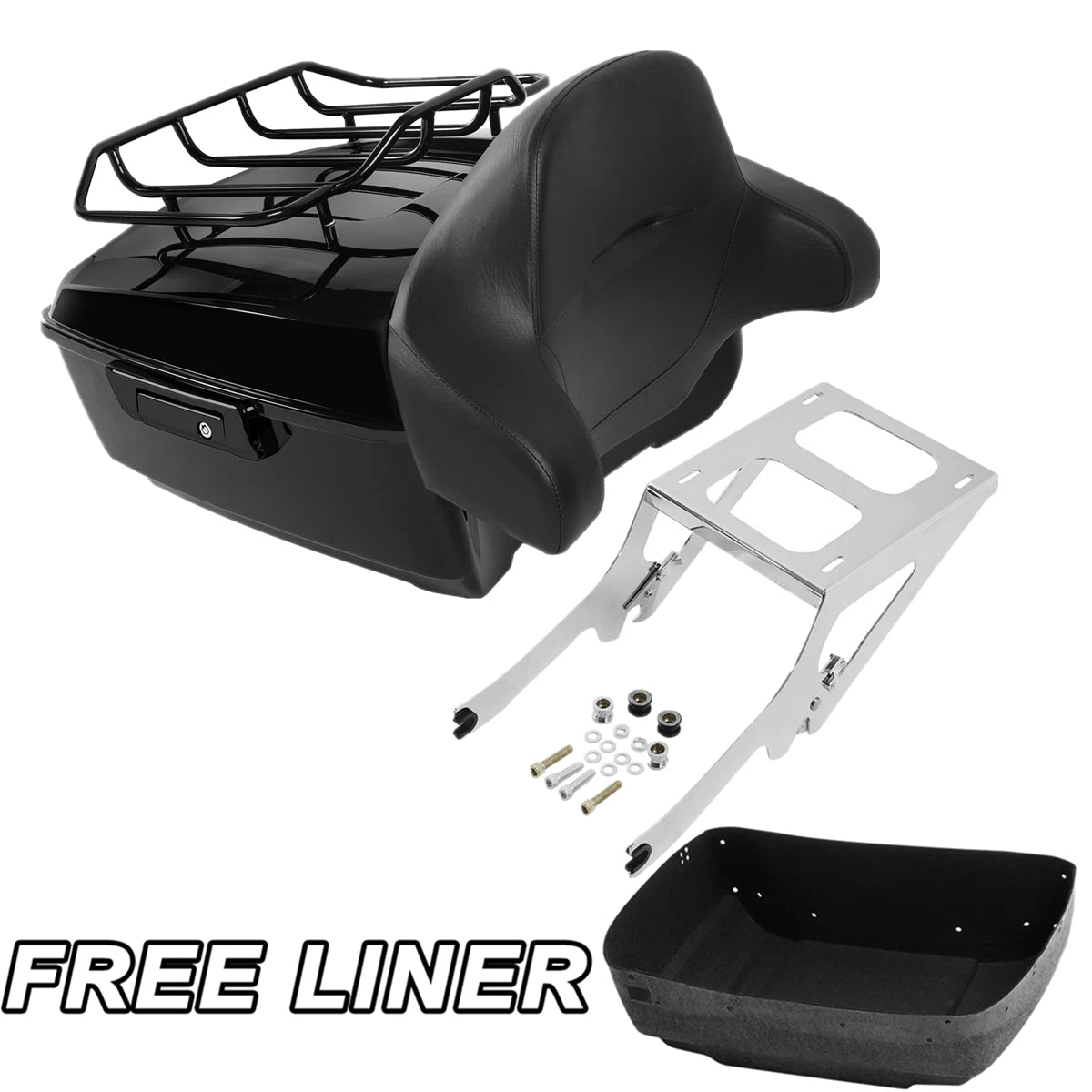 Trunk Mount Rack Backrest Pad for Harley Heritage Classic (2018–2023)