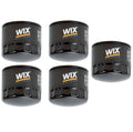 Set of 5 Wix 51064 Engine Oil Filters for (Spin-On)