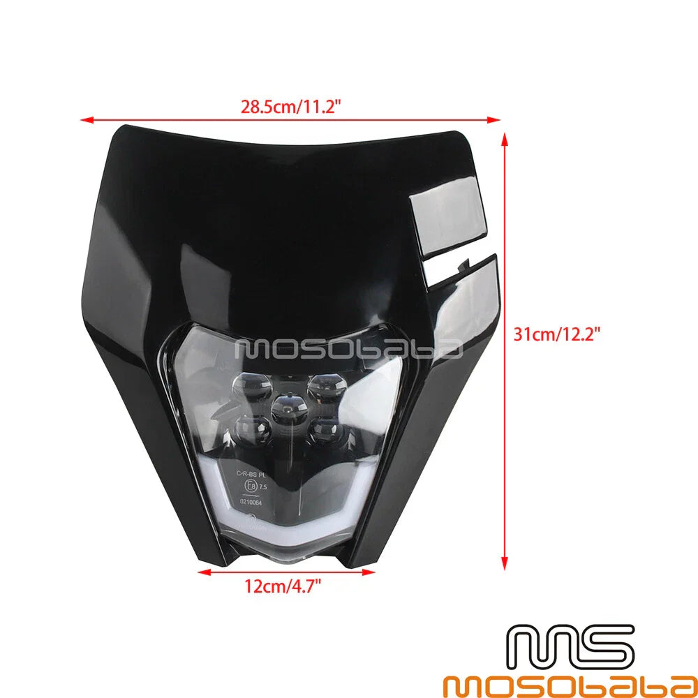 LED Headlight Assembly for KTM 250 300 XC-W 450 500 EXC 690 Enduro (2003-2023)