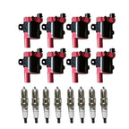 Set of 8 Ignition Coils & Iridium Spark Plugs for Chevrolet Express Silverado