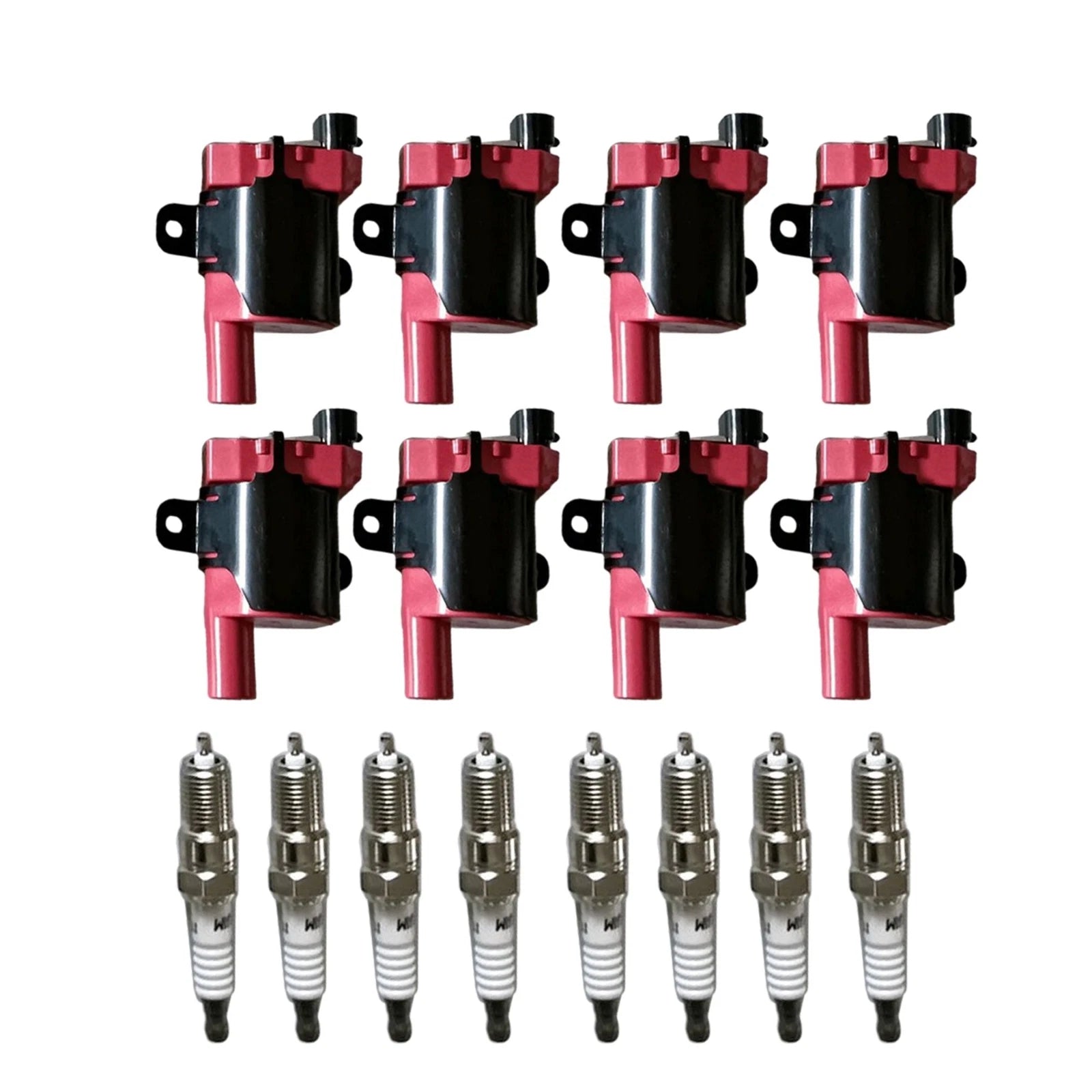 Set of 8 Ignition Coils & Iridium Spark Plugs for Chevrolet Express Silverado