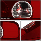 2X Tail Light Brake Lamps for Chevy Colorado GMC Canyon (2004–2012) Dark Red Lens