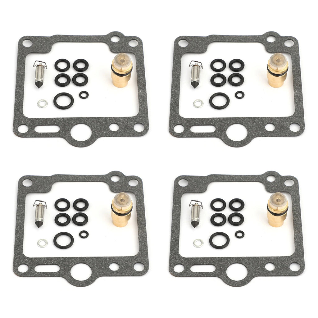 Set of 4 Carburetor Repair Kits for Yamaha XJ700, XJ750, FJ1100, FJ1200 (1985–1992)