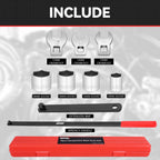 9-Pc Serpentine Belt Tool Set for Chrysler, Ford, GM