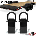 2Pcs Heavy Duty D-Ring for Standard 2"x4" Trailer Stake Pocket