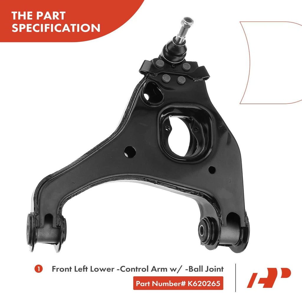 8x Front Control Arm Stabilizer Bar End Link for Chevy Silverado 1500 (2007-2018)