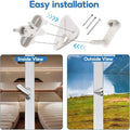 Pontoon Gate Latch for Boat Door (Fits 1.125 Inch Square Frames)