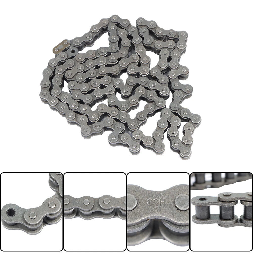10 Feet #80H Heavy Duty Roller Chain with 1 Connector