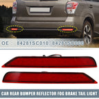 2X Rear Bumper Reflector LED Brake Tail Light 84281SC010 for Subaru Forester (2014–2018)
