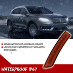 Amber Lens Side Marker Lamps for Lincoln Nautilus, MKX (2016–2022)