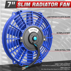 7" Electric Reversible Radiator Cool Race Fan for Universal Applications