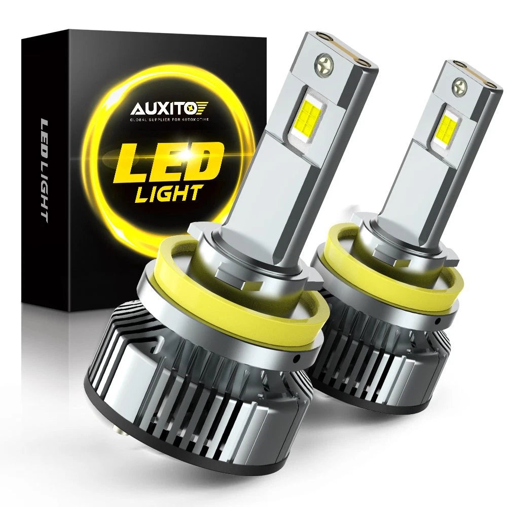 AUXITO H11 H8 LED Headlight Kit for Low Beam (80000LM, 6500K)