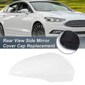 Right Mirror Cover Cap for Ford Fusion (2013–2019) - White, Turn Signal Models