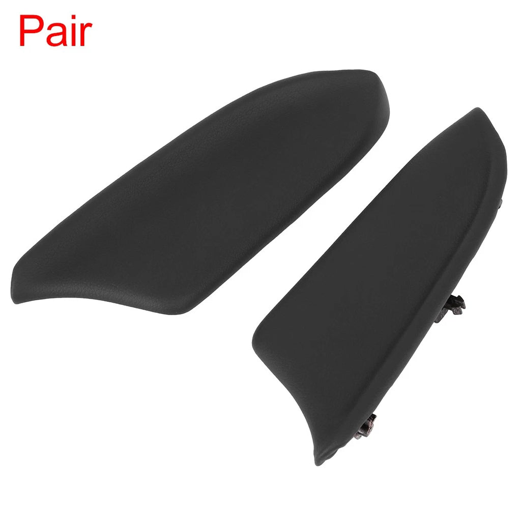 Set of 2 Front Door Panels Armrest Lid Handle Covers Black for Honda Accord (2008–2012) 752374482356