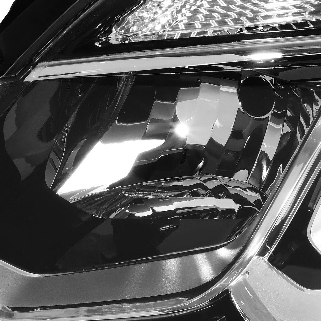 Left Side Chrome/Amber Projector Headlight for Chevy Equinox (2016–2017)