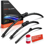 Set of 3 Windshield Wiper Blades for BMW X1 (2016–2024)