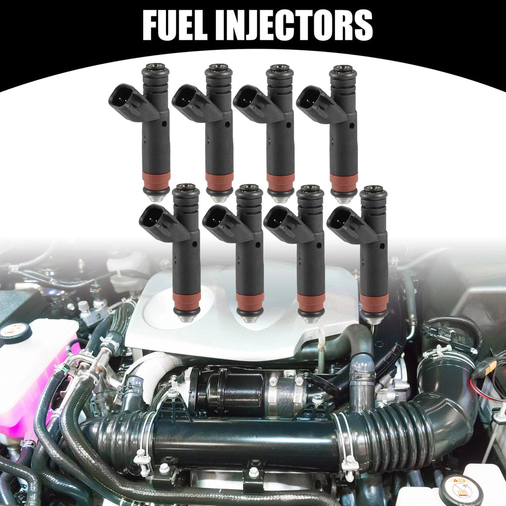 8 Pcs Fuel Injectors for Ford Explorer (2006–2010)
