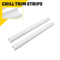 Grill Bar V Brace for BMW 3 Series F30 F31 (2012–2019) - White Trim Strips