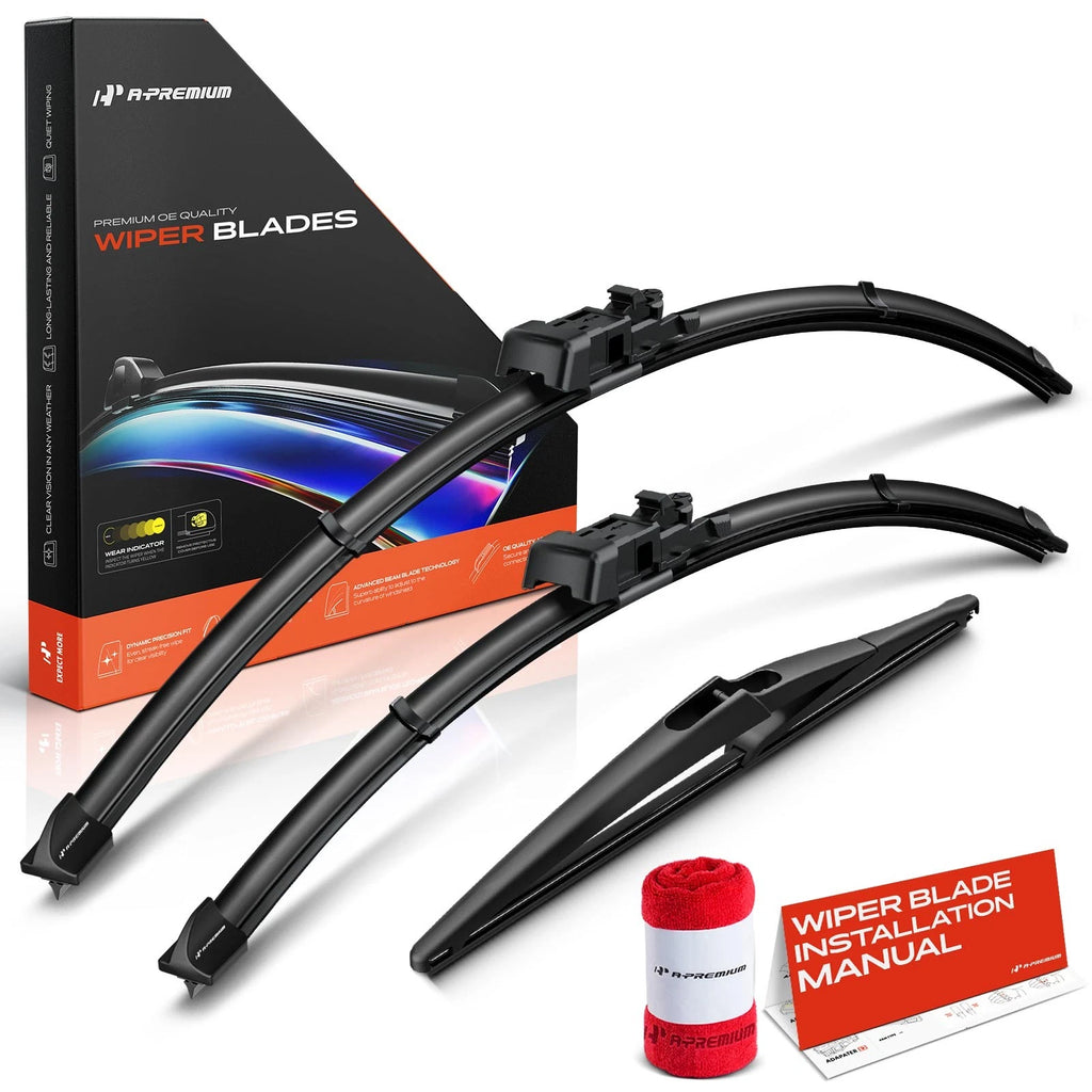 Set of 3 Windshield Wiper Blades for Mercedes-Benz GL350