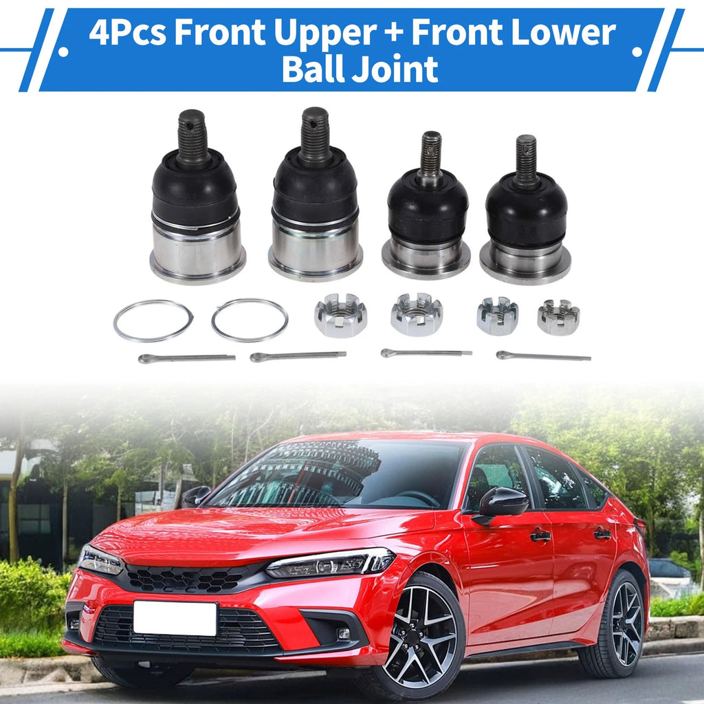 Set of 4 Front Upper & Lower Ball Joints for Honda Accord (1998–2002) No.K90336