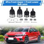 Set of 4 Front Upper & Lower Ball Joints for Honda Accord (1998–2002) No.K90336