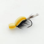 Fishing Lure Set of 6 Hand Tied Foam Flies with High-Carbon Steel Hooks