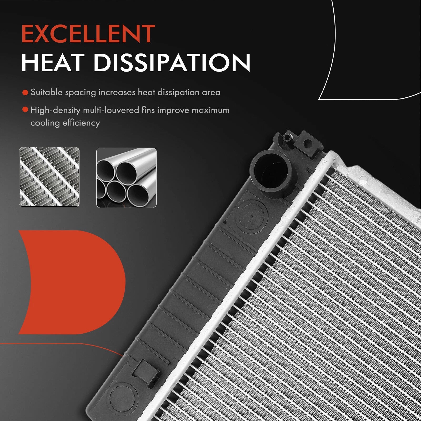 Radiator for BMW 323i 325i 328i (1988–1999)