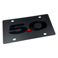 License Plate Cover Premium Black for Chevrolet Camaro (2010–2024)