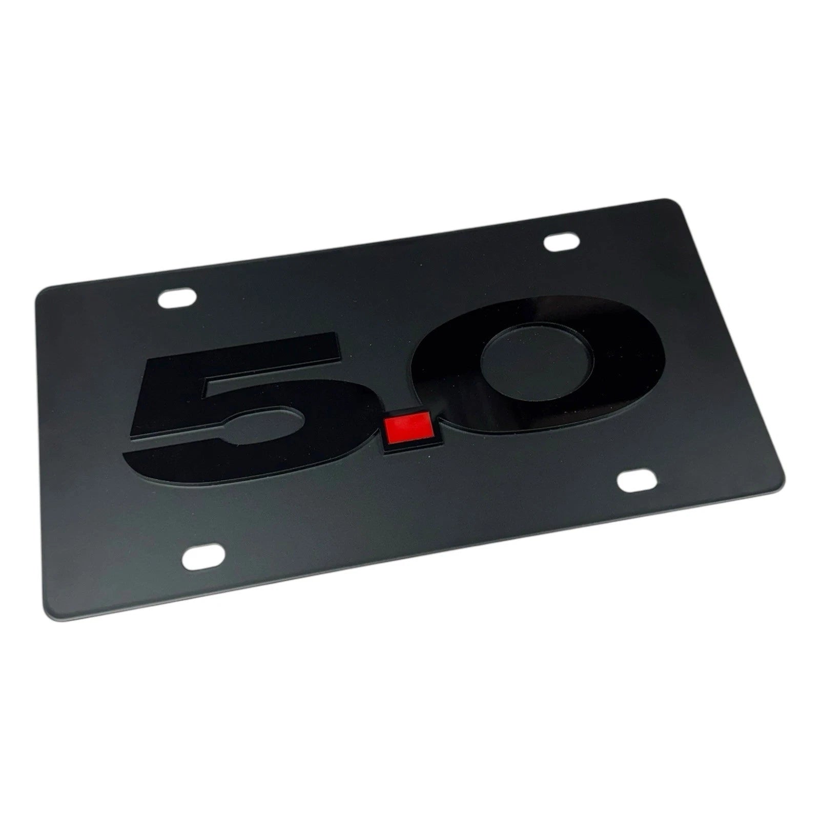License Plate Cover Premium Black for Chevrolet Camaro (2010–2024)