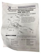 2X Seastar HO8818 Double Bulkhead Hose Kit for Marine Applications (OEM)
