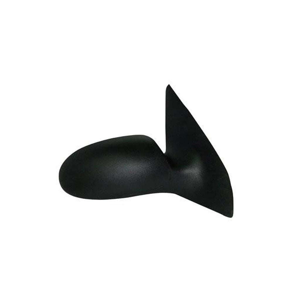 Replacement Black Textured Passenger Side Power Door Mirror w/Heated Glass