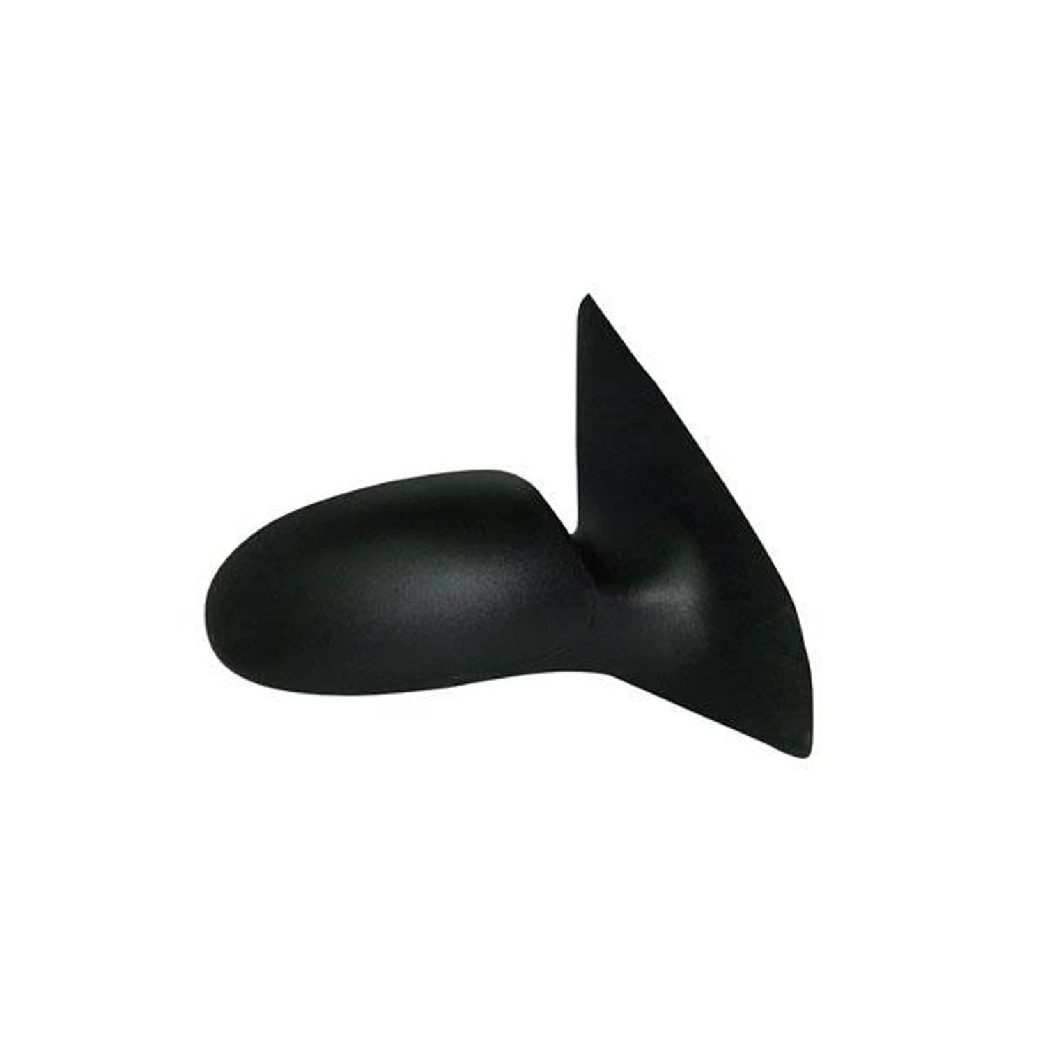 Replacement Black Textured Passenger Side Power Door Mirror w/Heated Glass