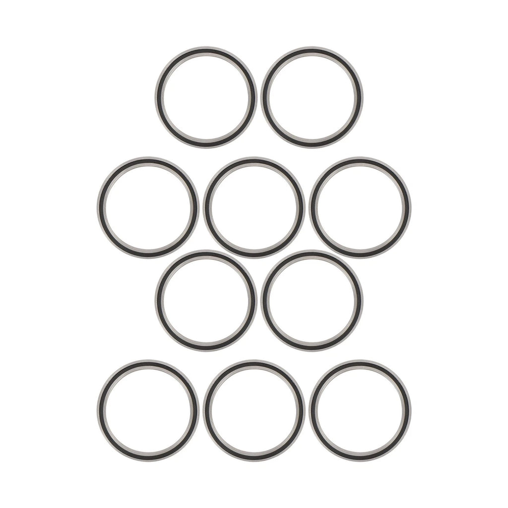 Set of 10 Rubber Seals for Deep Groove Ball Bearings (50×62×6mm)