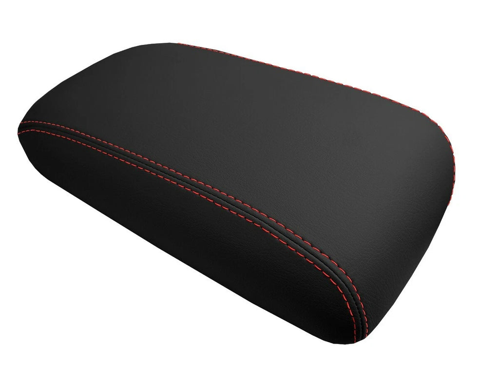 Console Lid Pull Over Cover Leather for Lexus SC300 SC400 (1992–2000) Red Stitch
