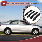 Set of 4 Door Handle Covers for Toyota Camry (2018–2024) Gloss Black ABS
