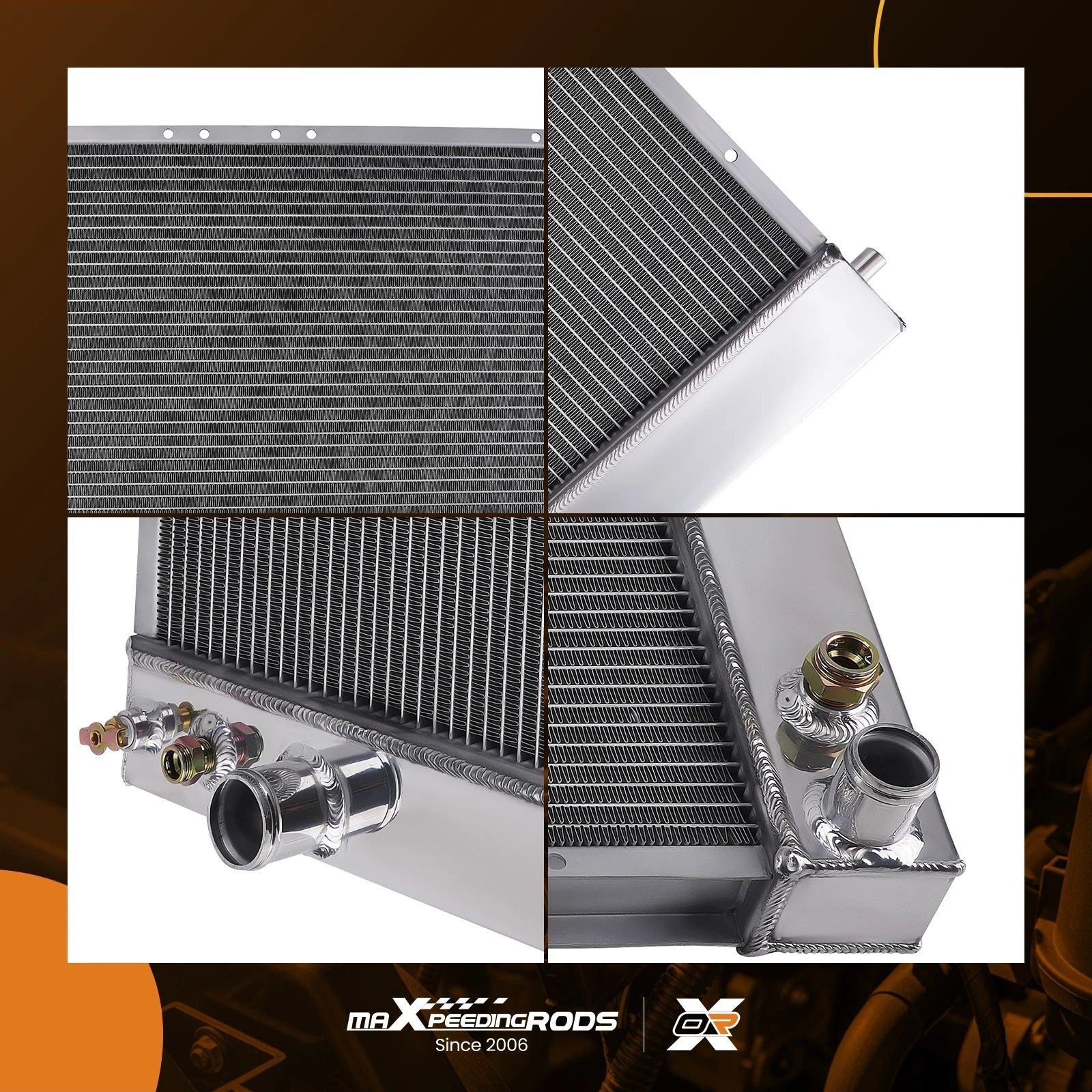 3 Row Performance Radiator for Chevrolet Express/Savana 4.3L V6 (2001–2005)