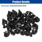 30pcs Bumper Cover Retainer Clip Fasteners for Hyundai Sonata (2011–2019) No.8659028000