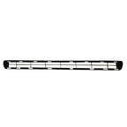 Replacement Black Matte Plastic Front Upper Bumper Cover Grille for