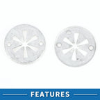 50 Pcs Heat Protection Clamping Discs Washer No.N90796501 for Audi A3 (2015–2024)