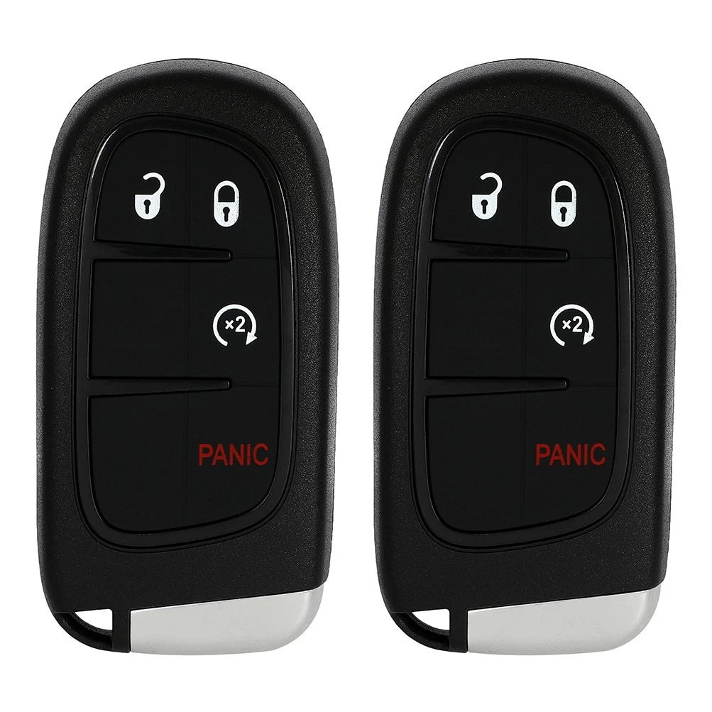 2 Key Fob Shells for Jeep Cherokee (2014–2021)