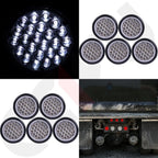 10X 4'' Round LED Tail Light for Truck Trailer (24V)