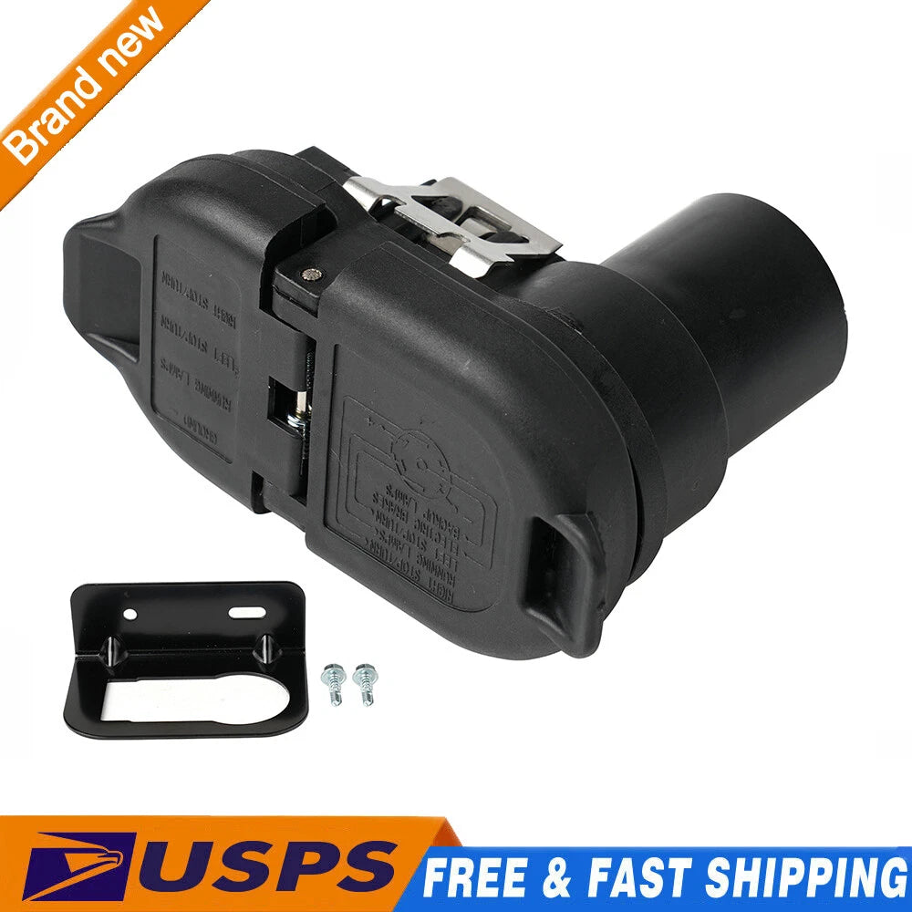 7 Way Trailer Tow Wire Connector Plug for US Trucks (Multi-Tow)