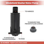 Windshield Washer Pump for Honda CR-V (2017–2022) No.76806TLAC01