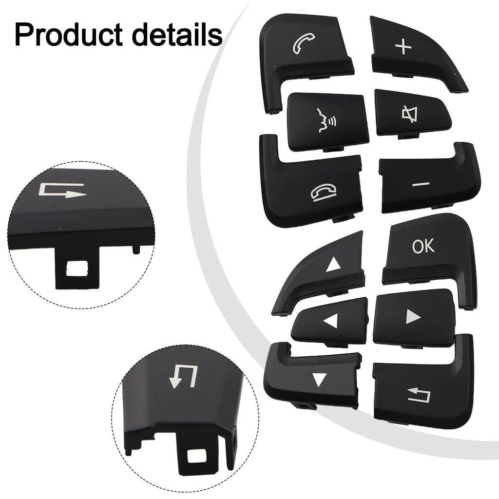 Steering Wheel Button Cover Set for Mercedes-Benz Cars