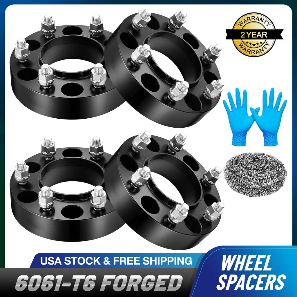 Set of 4 Hubcentric 1.5" Wheel Spacers 6x5.5 12x1.5 for Ford Ranger (2019–2022)