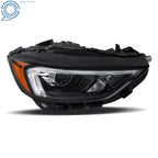 LED Headlight Assembly for Ford Edge (2019-2023) Black Housing Right