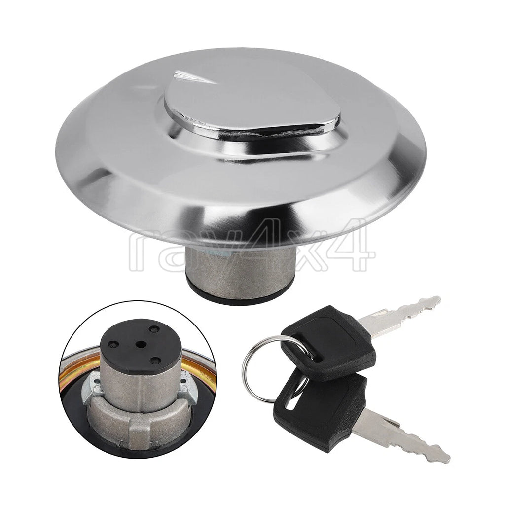 Fuel Gas Cap Tank Lock for Honda CM400T CM450A CM450C CM450E Silver Wing 650