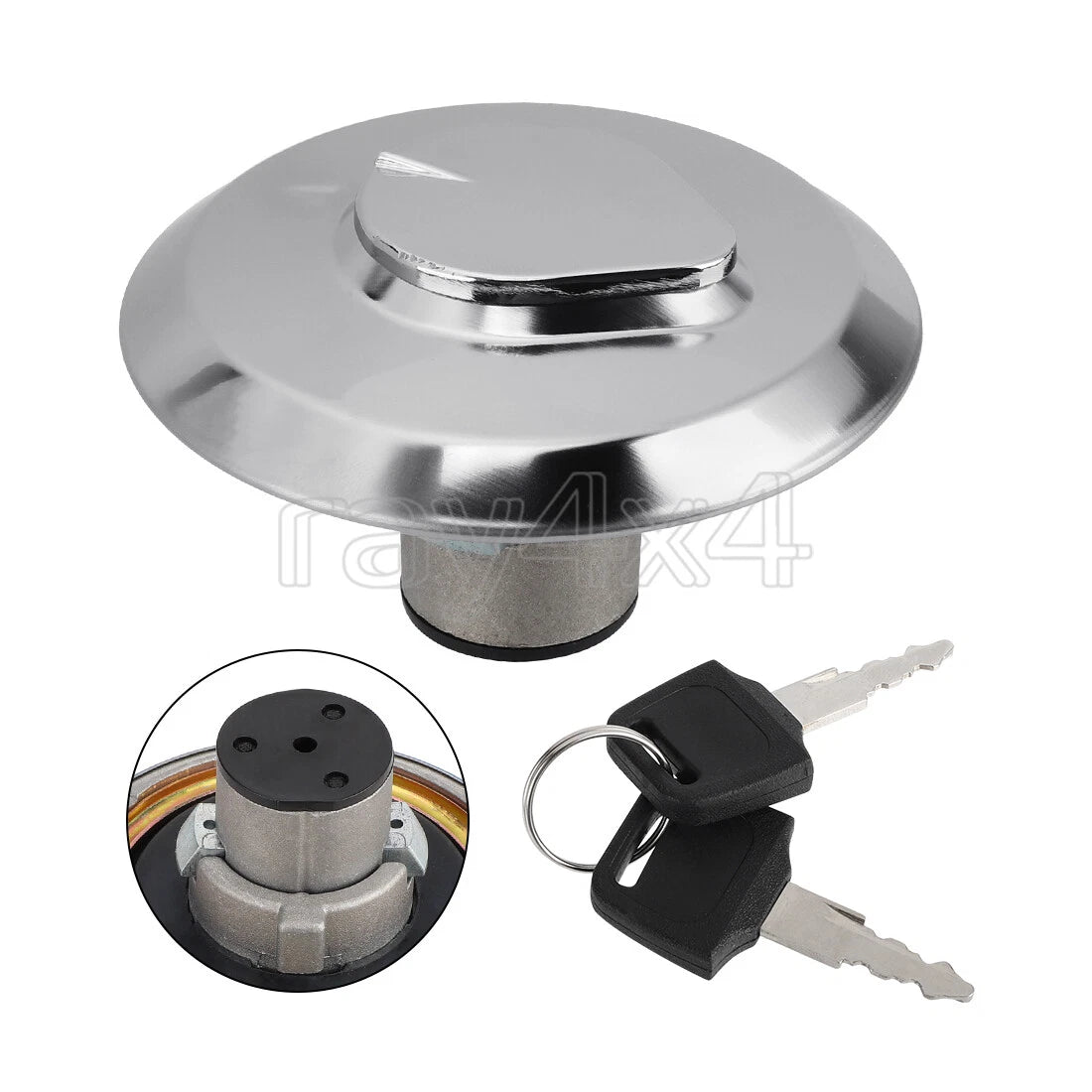 Fuel Gas Cap Tank Lock for Honda CM400T CM450A CM450C CM450E Silver Wing 650